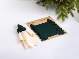Ronds de serviette de Noël ARBRE DE NOEL