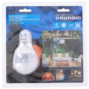 Grundig Solar lamp 4LED 7x12cm
