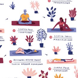 Yoga Impression artistique