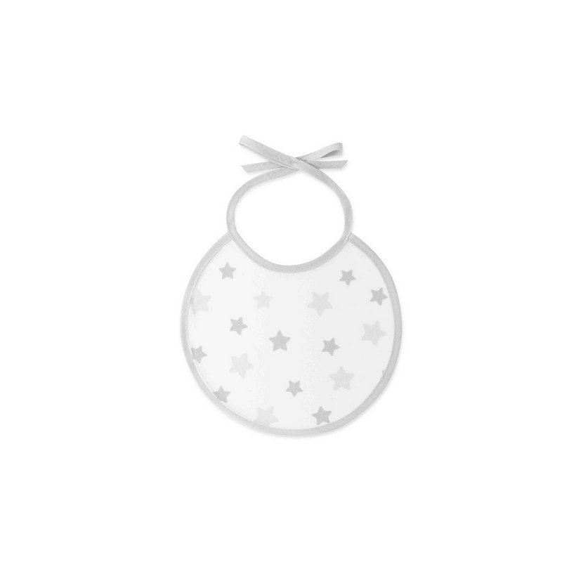 PACK 2 BABEROS - 20X20 - CACHIRULO ESTRELLAS - GRIS