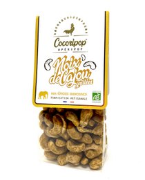 Brændt cashewnøddepakke 3 smagsvarianter. x32 poser. (Aperitif, salt)