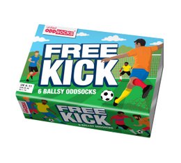 Heren Sokken Free Kick Voetbal Multipack Mismatched 39-46 Cadeaudoos Geschenkpakket