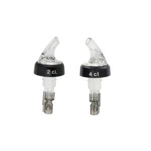 Set van 2 en 4 cl alcoholdoseertuit met kogel Fackelmann Bar Concept