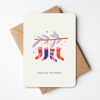 Kerstkaart | Kerstsokken