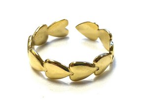 Ring Hearts Gold