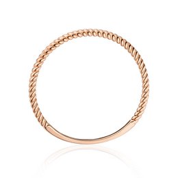 Anello Twist, oro rosa 18 carati