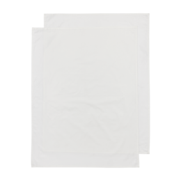 Soft, off-white baby sheets in a 2-pack, suitable for cribs. Made of high-quality materials for comfort and durability.