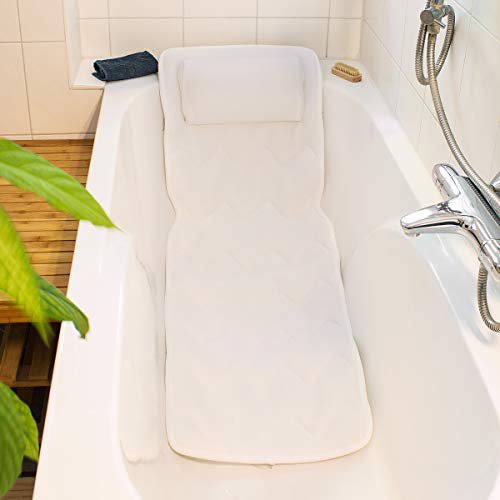 Bath Pillow Full Body Bath Tub Pillow Bath Cushion Non-Slip Bath