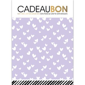 Gift card Solo Hearts '23 lilac-25st