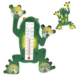 Outdoor Thermometer with Suction Cups Frog 23.5 cm