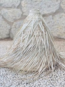 Palmlamp met franjes 25X25CM