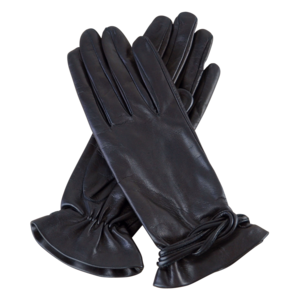 Ariane | Leather Glove with Knot Trim