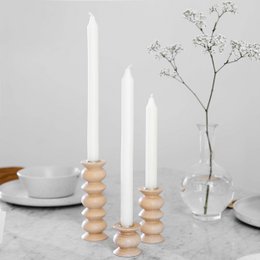 Totem Wooden Candle Holder - Tall Nº 5