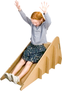 Papprutsche für Kleinkinder
