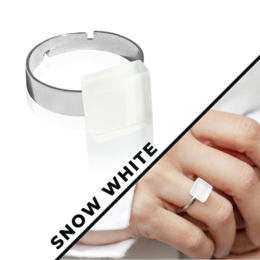 Minimalistisk ring med sten • 10 mm • justerbar i størrelse / individuel / bæredygtig