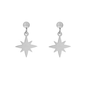 STUD EARRINGS CHARM NORTHSTAR