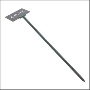 Price pin - green - 40 cm - 25 pieces