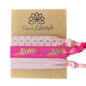 Elastic band set Rosa