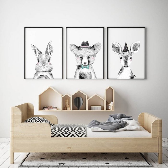 Konijn Kinderkamerposter