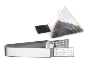 Stainless steel tea bag / toast tongs