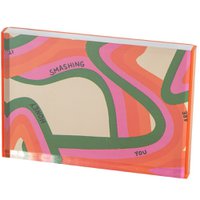 Photo frame Geo orange