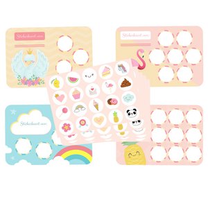 Beloningssysteem Zindelijkheid Meisje - Stickerkaarten en stickers