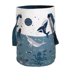 Storage basket for children's room LITTLE DEEP BLUE