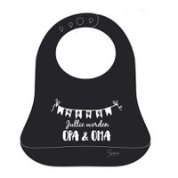 Siliconen slab met opvangbakje - Jullie worden opa en oma