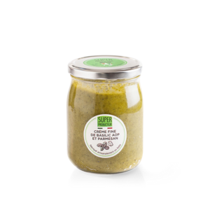 Fijne crème van basilicum BOB en Parmezaanse kaas - 500g