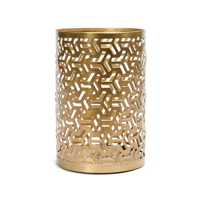 De holle zigzag - goud - m