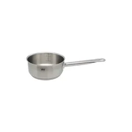 Stainless steel saucepan, 16 cm, 1 liter capacity, from the Elo Profi Cuisine line. The saucepan is made of durable stainless steel and is suitable for cooking a variety of sauces and dishes.