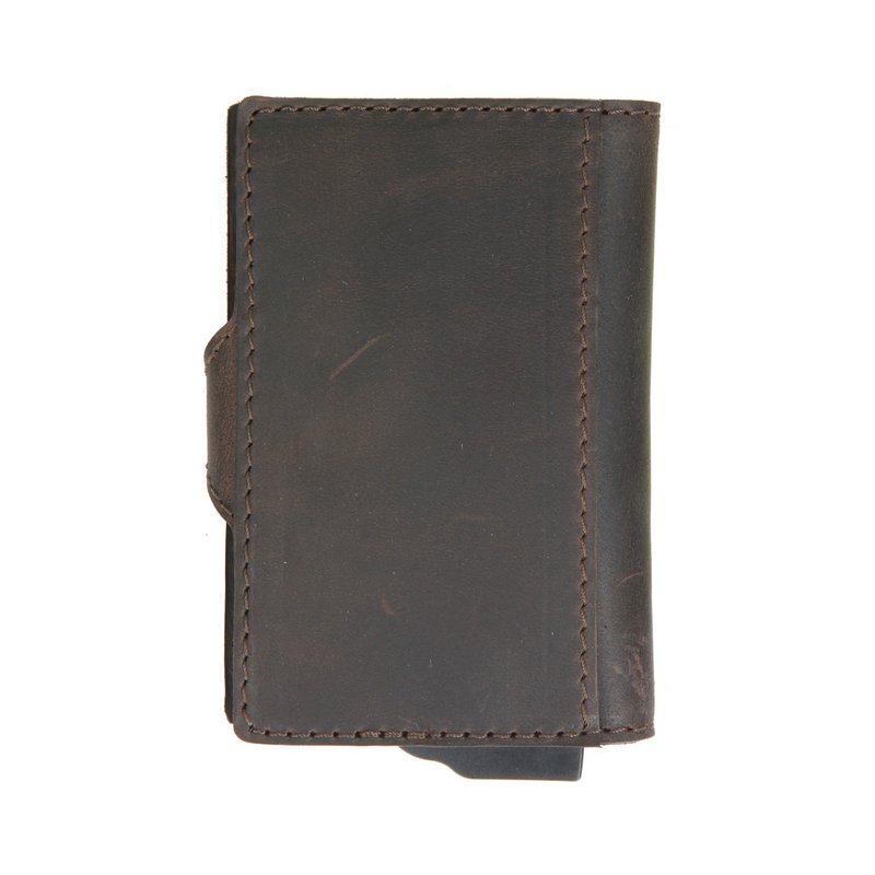 Card Case Plus Wallet Vintage Brown