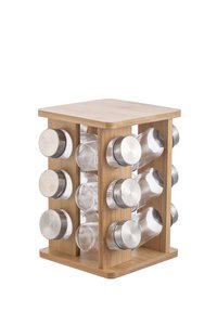MODERNE KÜCHE Set mit 12 Gewürzen 15x15x23,5cm auf einem Ständer