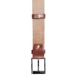 Leather Women's Belt Or Leather Men's Belt With Print Genuine Leather 4 cm Wide