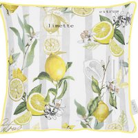 7303 cushion gray / white / yellow / green - 39X39