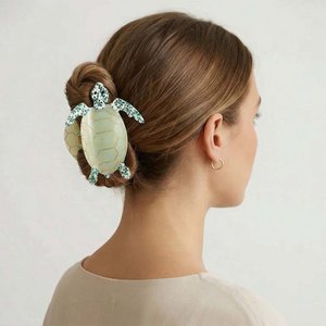 Haarclip - zeeschildpad