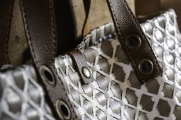 MADRID Kurv, indkøbstaske pi strandtaske lavet af genbrugsmaterialer