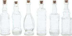 VORRATSFLÄSCHCHEN "SIENA" 6 TEILIGES SET