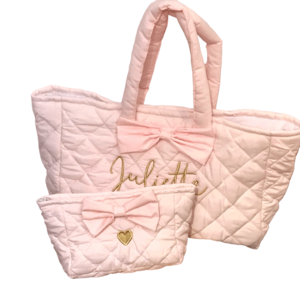 Tragenbeutel mit Strik Jersey 42x28cm