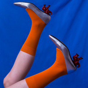 Klue organic solid socks | Orange