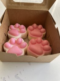 De enige echte in Orderchamp! Lovely Cat Paw Wax Melt/Candle (4 kleine pootjes)