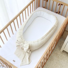 velvet babynest with bow (7 colors)
