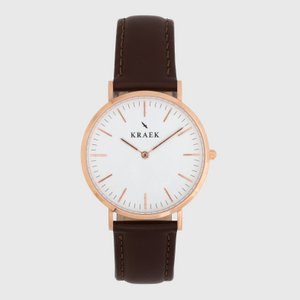 Lark | Rose Gold | Brown | 36 mm