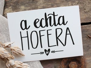 A ECHTA HOFERA - regionale Postkarte A6