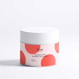  Intensive keratin hair mask treatment, red and white jar, deep conditioning SOS care product.