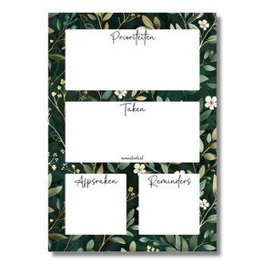 Dagplanner A5 prioriteitenlijst