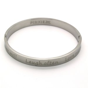 Pinkiezz quote bracelet
