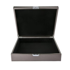 Aufbewahrungsbox Metallic Silber groß