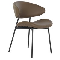 PU METALEN STOEL 57X57X77 CAMEL MB180375