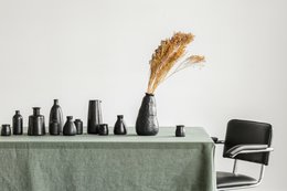 Hør dug Nordic Moss grøn (330x145 cm)
